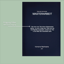 Lade das Bild in den Galerie-Viewer, Masterarbeit drucken und binden